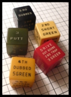 Dice : Dice - Game Dice - Golf Galloping Golf Bakelite - Ebay Feb 2010